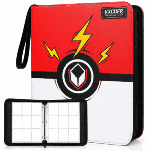 900 Card Binder, 9-Pocket Trading Card Binder with Zipper, Premium PU Leather Card Collection Album, Double-Sided Card Holder Folder for Sports Cards, Game Cards and Collectible Cards