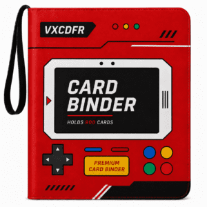 主图1 (2) VXCDFR 9-Pocket Trading Card Binder, 50 Pages Holds 500 Cards, Premium Zipper Card Album with Wrist Strap for TCG, Sports Cards & Collectibles