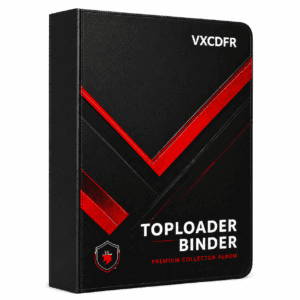 9 Pocket Top Loader Binder, Holds Up to 500 Toploaded Cards, Top Loading Trading Card Album, Premium Card Collection Binder for TCG, Sports Cards & Collectible Game Cards