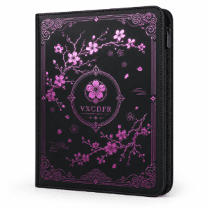 主图1 Trading Card Binder | 900 Card Binder with Zipper, 9-Pocket Side Loading Pages for Sleeved Cards | Water-Resistant PU Leather TCG Card Binder for Sports Cards, Game Cards & Collectibles